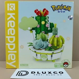 Pokémon Bulbasaur Bloque de Construcción Planta Juguete Muy Raro Nuevo Licencia Limitada - Imagen 1 de 7