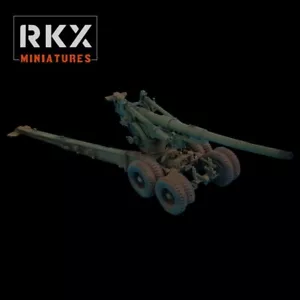 155mm Longtom Artillery - US Army - 28 mm 1/56 Scale - Picture 1 of 5