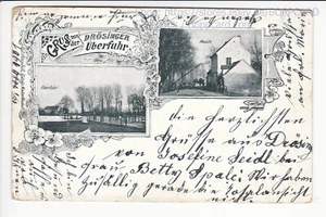 BEZIRK GÄNSERNDORF , DRÖSING , GRUSS VON DER DRÖSINGER ÜBERFUHR , 1901 Q - Picture 1 of 2