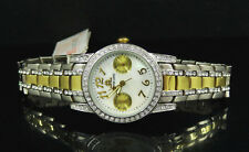 JLO Jennifer Lopez Collection JL/2399MPTT Crystal Accented MOP Dial Watch $150