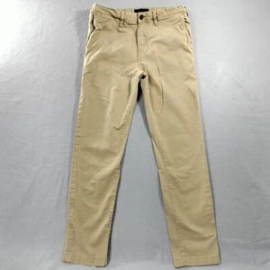 Pantaloni uomo American Eagle Next Level Flex slim marrone kaki taglia effettiva 30x29 - Foto 1 di 7