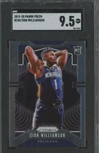ZION WILLIAMSON 2019 PANINI PRIZM ROOKIE CARD RC #248 SGC 9.5 - Picture 1 of 2