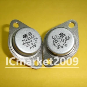 5 pares de transistores de potencia de silicio complementarios 2N3055 + MJ2955 TO-3 15A 60V - Imagen 1 de 1