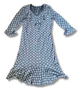 Laura Ashley Dress Flower Print Multi Coloured Size 8 - Picture 1 of 10