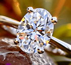 Lab Grown Diamond Engagement Ring Oval Cut 2.0ct Vs/g