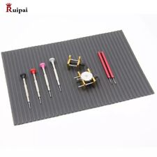 Watchmakers rubber anti-slip bench mat for watch repair ribbed self adhesive USA
