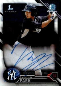 2016 Bowman Chrome #BCAP-HJP Hoy-Jun Park Prospects Autographs - Picture 1 of 2