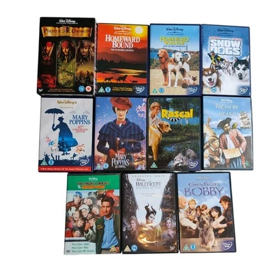 Disney Live Action DVD Bundle X13 Mary Poppins Mighty Ducks Treasure Island - Image 1 of 4