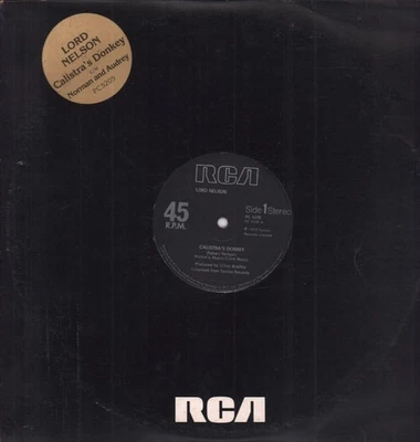 Lord Nelson Calistra's Donkey 12" vinyl UK Rca 1979 in company sleeve PC5205 - Image 1 of 2