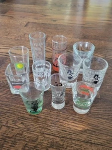 Vintage Schnapsglas Konvolut 10 verschiedene Gläser - gemischte Marken - siehe Bilder  - Bild 1 von 20