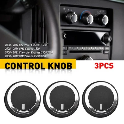 For Chevrolet Express 2500 3500 08-21 Car Air Condition Switch Control A/C Knobs - Image 1 of 4