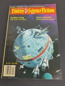 April 1980 Magazine of Fantasy And Science Fiction Stephen King The Gunslinger - Imagen 1 de 8