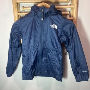 The North Face Dark Blue Dryvent Full Zip Windbreaker Rain Jacket S-7/8 - Picture 1 of 10