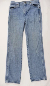 Wrangler Jeans Uomo 30x32 (*30/31) Pantaloni Blu Classici Denim Taglio Cowboy - Foto 1 di 13