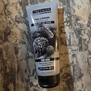 Freeman Feeling Legendary Men Peel-Off Gel Mask, Volcanic Ash, 6 fl oz - Picture 1 of 2