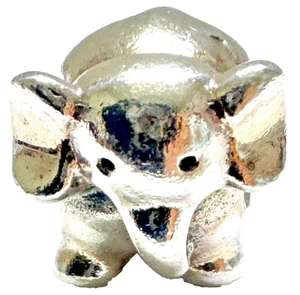 Pandora Retired Sterling Silver Elephant Animal Bead - 790480 - Picture 1 of 8