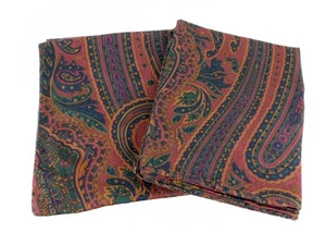 Ralph Lauren Greycliff Standard Pillowcases Paisley Cotton Sateen Pair (2) - Picture 1 of 4