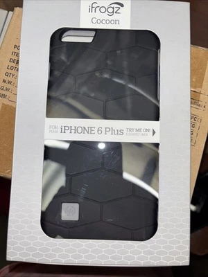 iFrogz Cocoon Phone Case for iPhone 6 Plus Black New In Package - Image 1 of 2