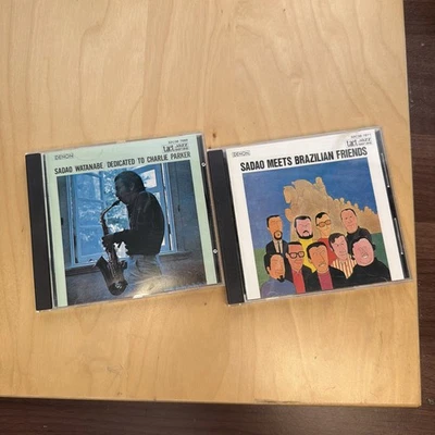 LOT (2) Sadao Watanabe CDs DEDICATED TO CHARLIE PARKER MEETS BRAZILIAN FRIENDS Foto 1 de 4