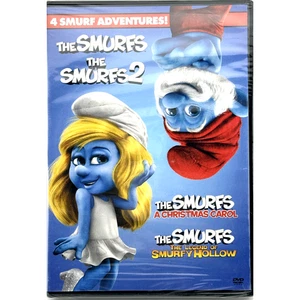 THE SMURFS COLLECTION: 4 SMURF ADVENTURES (2017) DVD - NIW Unopened - Picture 1 of 3