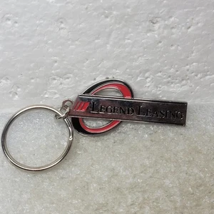 Legend Leasing Llavero Promoción Auto Concesionario Logo Etiqueta de Metal Botín Corporativo Raro - Imagen 1 de 3