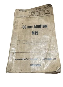 FM 23-85 Army Field 60 mm Mortar M19 1950 PB - Bild 1 von 1