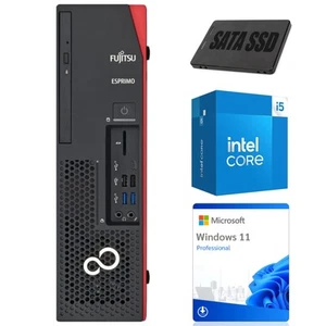 FUJITSU ESPRIMO D738 DESKTOP-COMPUTER i5-8400 16 GB 256 GB W11P KLASSE A - Bild 1 von 9
