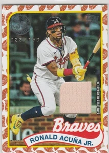 Reliquia de murciélago pez koi Ronald Acuña Jr edición Japón Topps 2024 023/150 Braves - Imagen 1 de 1