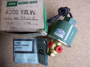 Asco # 83204 1/8 1/8 Luft Gas Wa Lt Öl 208 Volt 30 PSI New old stock - Bild 1 von 4