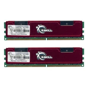 Server RAM Module G.SKILL F2-5400PHU2-2GBNS 2GB (2x1GB) DDR2 667MHz ECC Unbuff - Picture 1 of 1