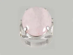 18thC Antique 19ct Rose Quartz Ring Roman-Assyrian Love Gem Greek Eros Cupid - Picture 1 of 10