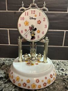 Disney Anniversary Clock - Minnie Mouse - with Quartz Movement - Tested & Works!