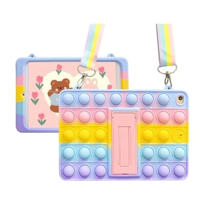 Push Pop Fidget Case for iPad Mini 6 8.3 Inch 2021, Silicone Shockproof by XZC - Image 1 of 4