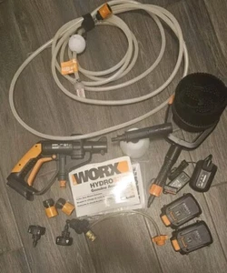 Worx HydroShot WG625 20v Power Share Portable Cleaner w/2 Battery, Charger - Picture 1 of 12
