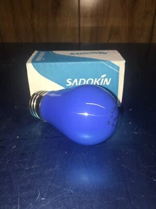 Sadokin 11S14 Blue Blub. 130V 11W. Great For X-mas or any day. 1PK - Picture 1 of 8