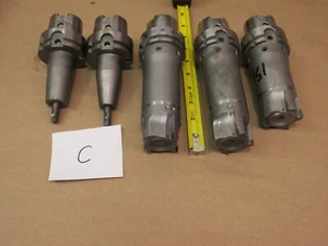 5 pcs HSK-A63 HSK 63 tool lot mapal 2 4 5 flute .3875" - 1.925" carbide tipped - Picture 1 of 10