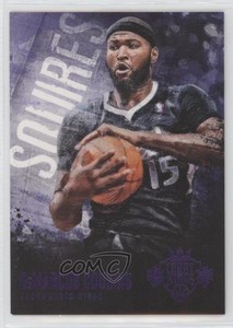 2013-14 Panini Court Kings Squires Purple /25 DeMarcus Cousins #16