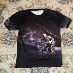 legendary whitetails Men’s Polyester T Shirt Size Large Bow hunter Graphic - Picture 1 of 10