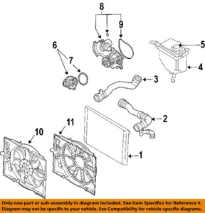 BMW OEM 06-10 550i Cooling Water Pump-Water Pump Assy 11517586779 - Picture 1 of 1