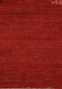 Stylish Gabbeh Solid Wool Contemporary Foyer Rug- Enhance Your Home Decor 2x3 ft - Picture 1 of 16