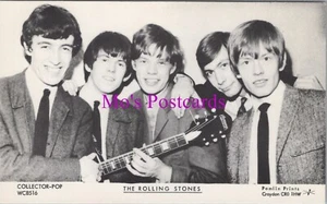 Music Postcard - The Rolling Stones, Musical Groups. Pamlin Prints  RS39747 - Picture 1 of 2