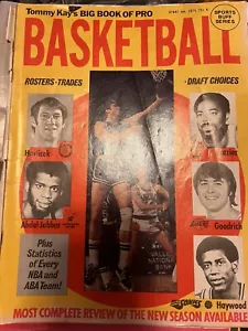 Tommy Kay's Book of Pro Basketball 1975 Havlicek, Jabbar ,Frazier, Haywood - Picture 1 of 5