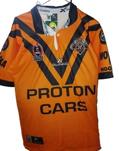 NRL West Tigers Jersey Adult Heritage Size Medium M Retro Balmain Rugby League - Picture 1 of 2