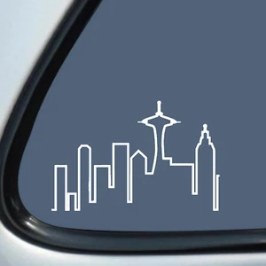 Frasier Seattle Skyline Vinyl Decal Sticker 5 yr warranty! Shipped with tracking - Bild 1 von 2