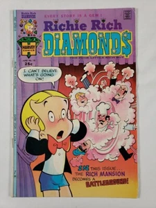 Richie Rich Diamonds #18 June 1975 Rich Mansion Battleground Harvey Comics - Picture 1 of 9