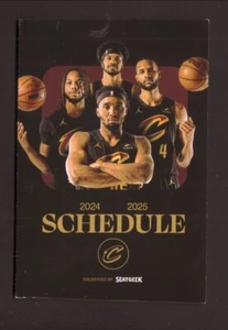 2024-25 Cleveland Cavaliers Pocket Schedule Cleveland Clinic - Picture 1 of 2