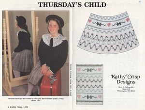 PLATO SMOCKING INFANTIL JUEVES Kathy Crisp Designs © 1992 Bishop - Imagen 1 de 1
