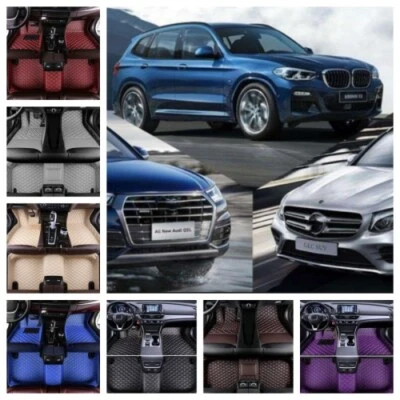 For Cadillac All Models Custom Waterproof Auto Car Floor Mats Anti-Slip Liners Foto 1 de 4