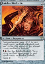 1x Rakdos Riteknife - Dissension - Lightly Played, English - MTG!