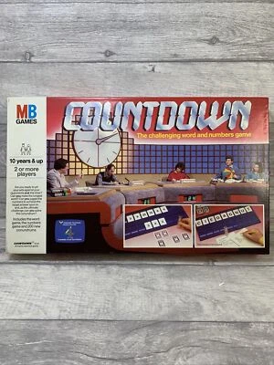 Countdown Board Game Vintage 1987 Word & Numbers MB Games. Christmas Family Fun - Image 1 of 4